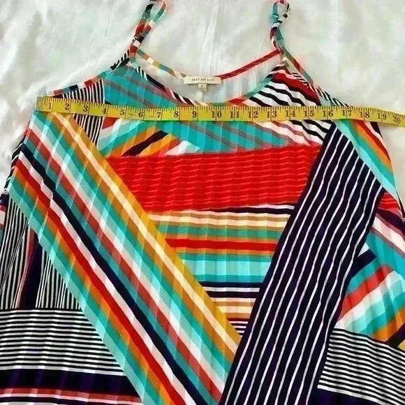 Skies are Blue Pleated Maxi Dress Size Medium - Picture 5 of 8